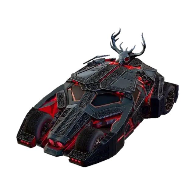 The Iron Stag X 3D model, vytvořený pomocí AI