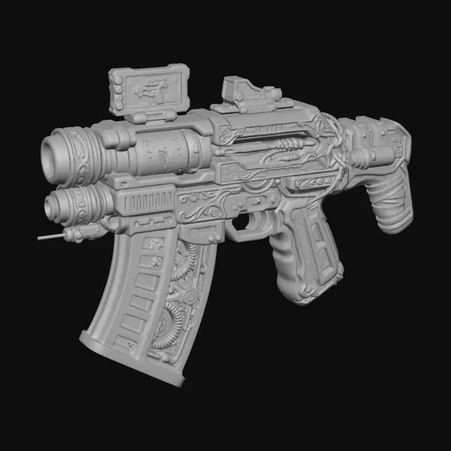 3D model for Crimson Runic Wargun X