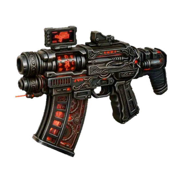 3D model for Crimson Runic Wargun X