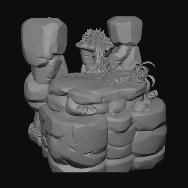 3D model for Runic Gorge Oasis