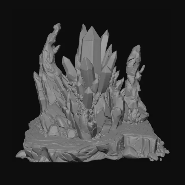 3D model for Crimson Crystal Citadel