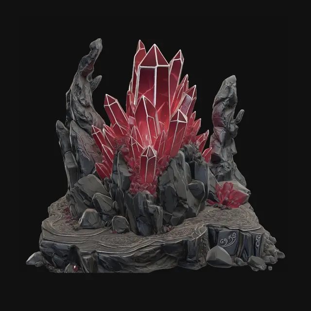3D model for Crimson Crystal Citadel