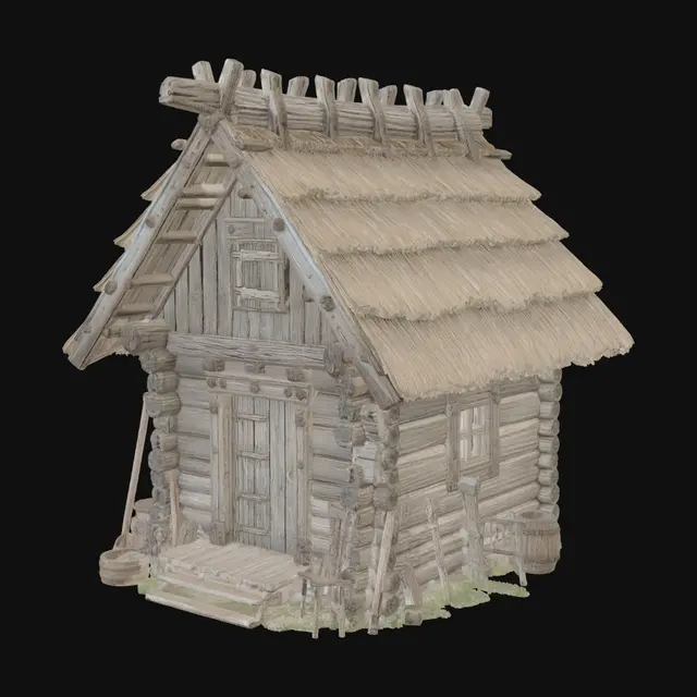 3D model for Thatched Cottage