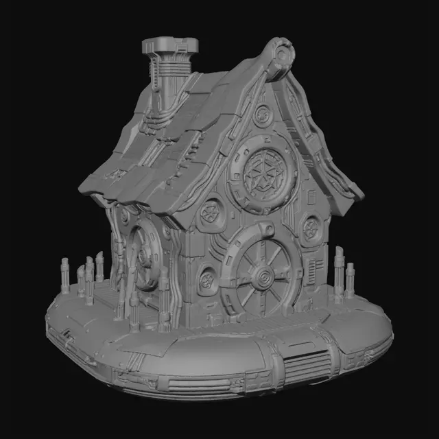 3D model for Crimson Sigil Engine