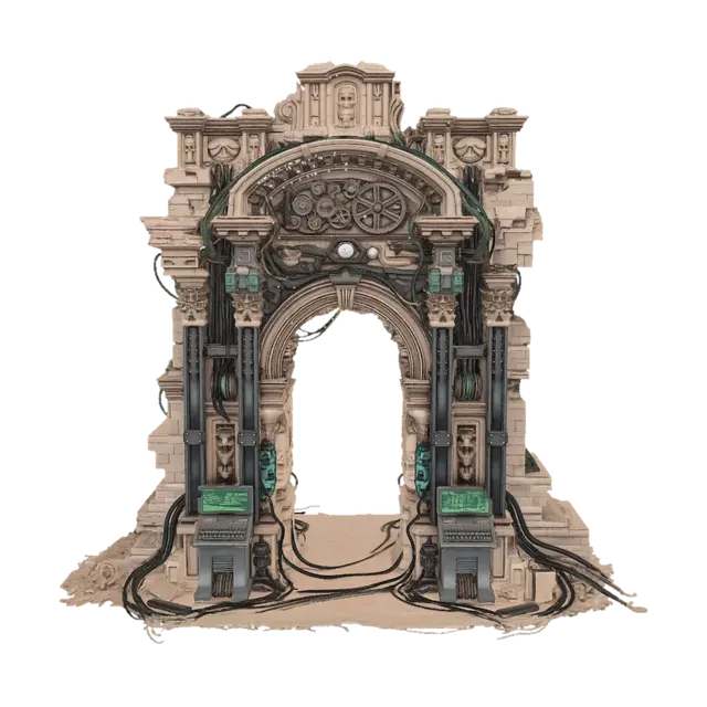 Clockwork Archway - Circuit 的 AI 生成 3D 模型