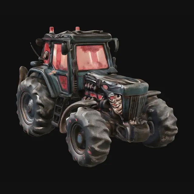 3D model for dashboard_image_Vintage_tractor_with_rust_and_dirt_Trellis_2_4463dac7