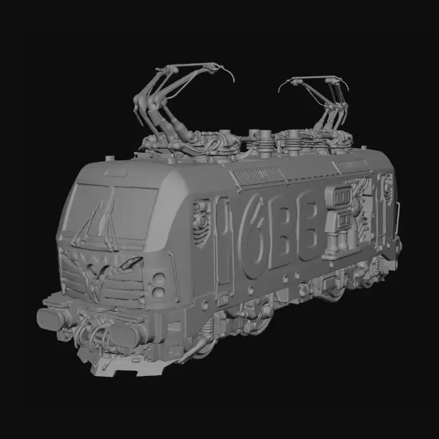 3D model for Mecha on Rails