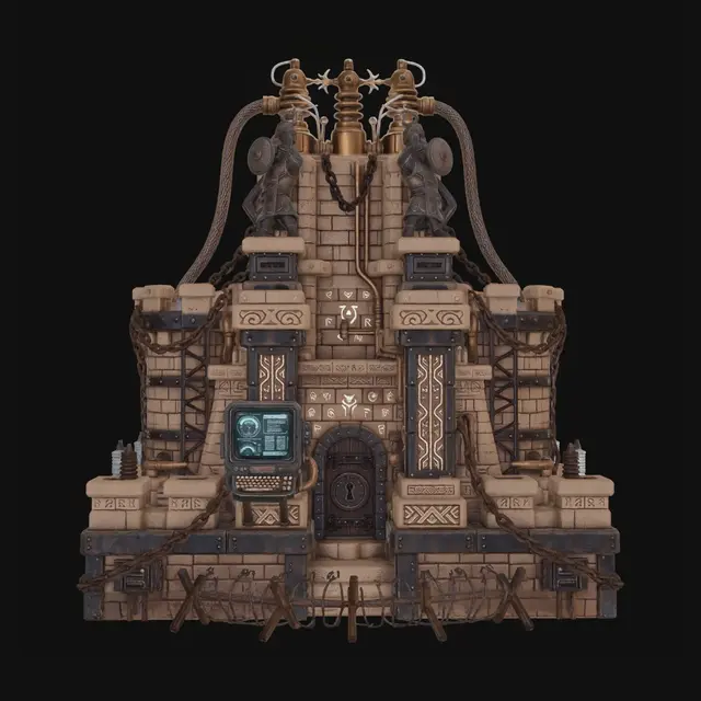 3D model for Citadel of the Clockwork Forge