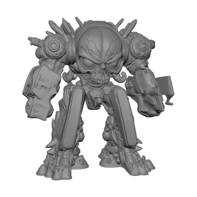 3D model for Crimson Skull Mech