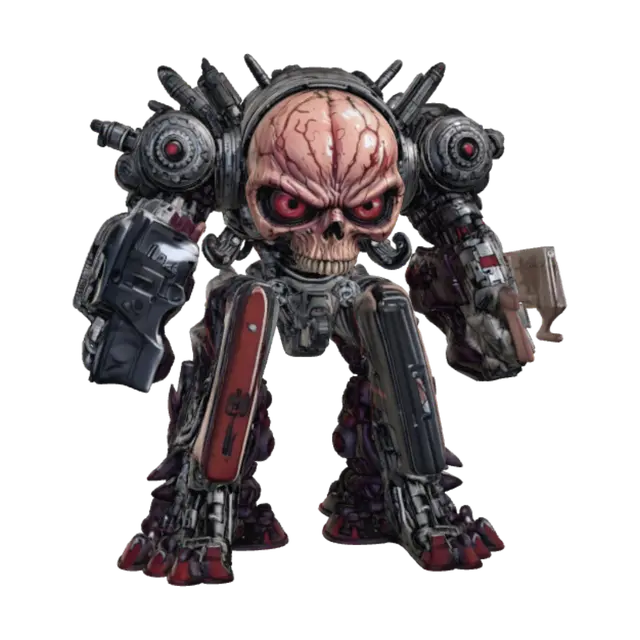 3D model for Crimson Skull Mech
