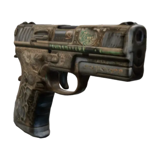 Gun_TRELLIS_5 3D model, AI generated