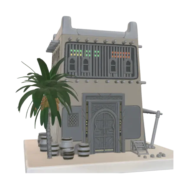 3D model for Industrial Garden