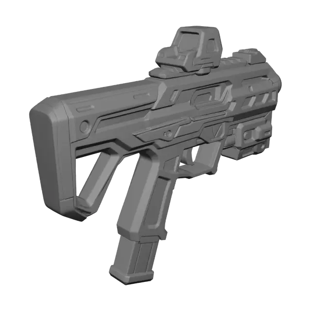 3D model for Azure Wave Railgun