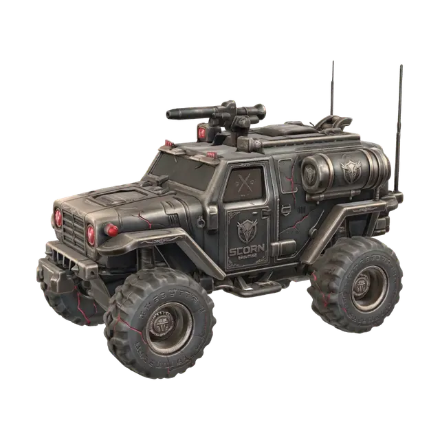 jeep X - Armorless AI 생성 3D 모델