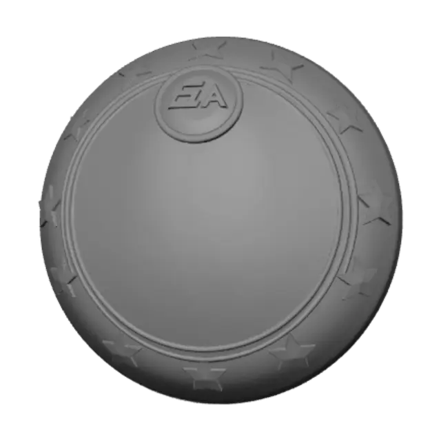 3D model for A red, white, blue, badge that reads "FIFA 2026"