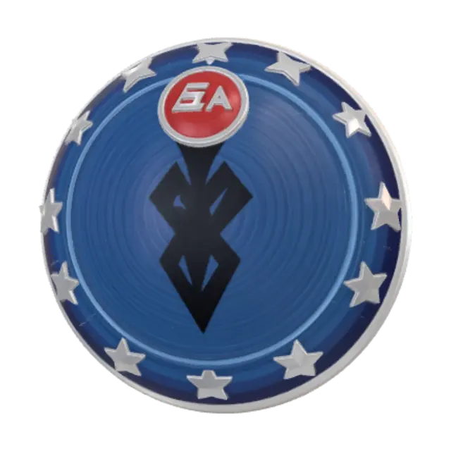 3D model for A red, white, blue, badge that reads "FIFA 2026"