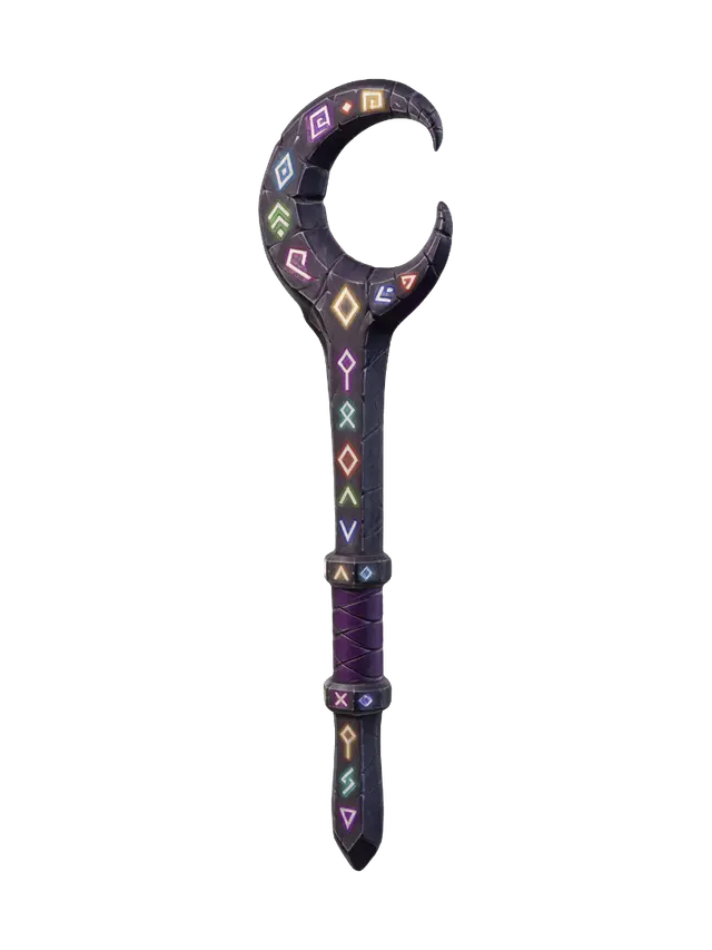 3D model for Crescent Rune Staff