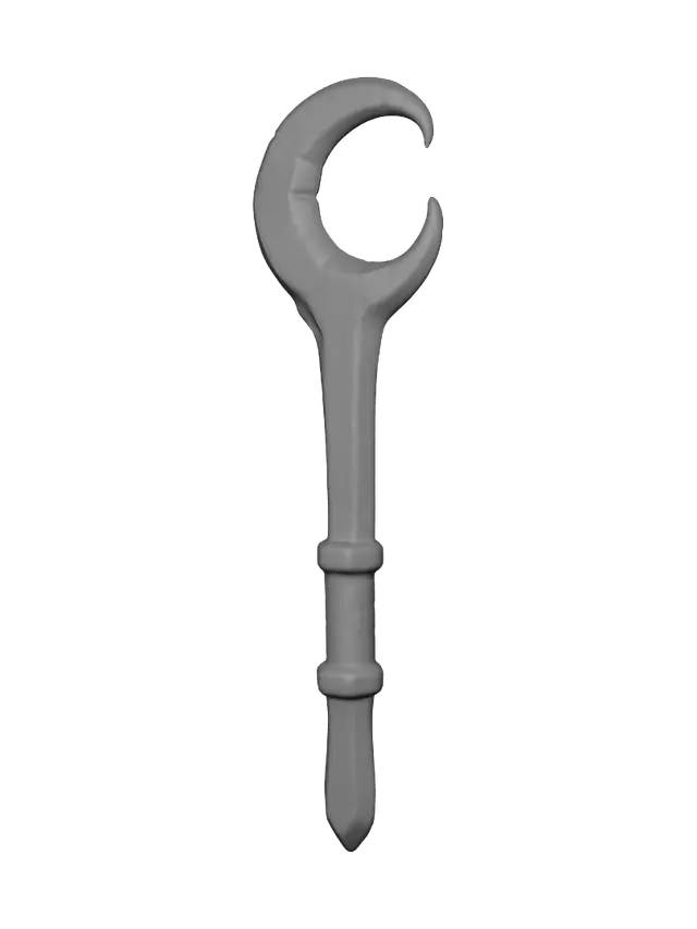 3D model for Crescent Rune Staff