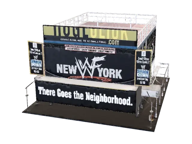 New WWE York Billboard There Goes the Neighborhood - Promotion 3D model, vytvořený pomocí AI