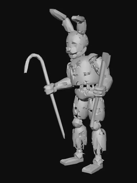 Free Springtrap 3D Models - Download Instantly | Meshy