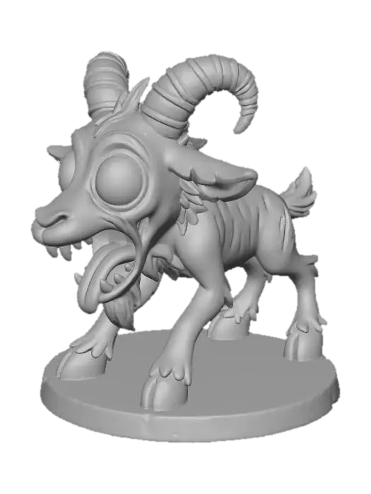 3D model for Zany Zombie Goat
