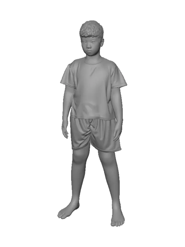 3D model for Bold Tie-Dye Stance