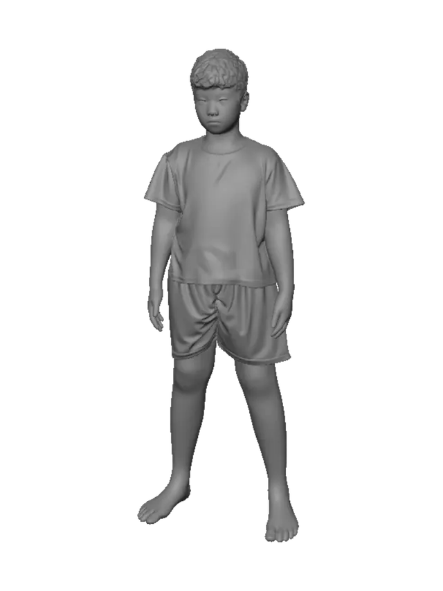 3D model for Bold Tie-Dye Stance