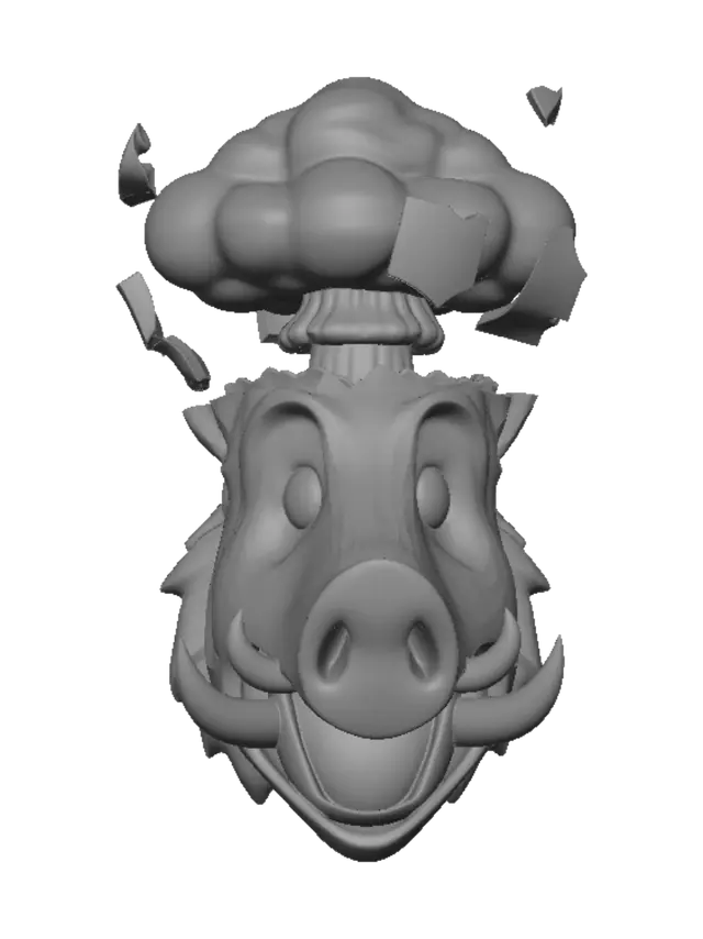 3D model for Brain Explosion Boar