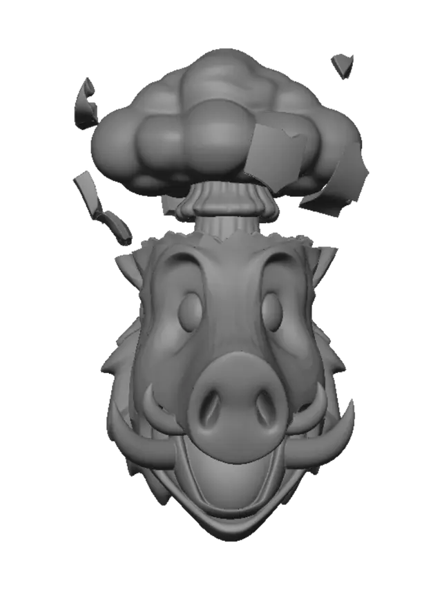 3D model for Brain Explosion Boar