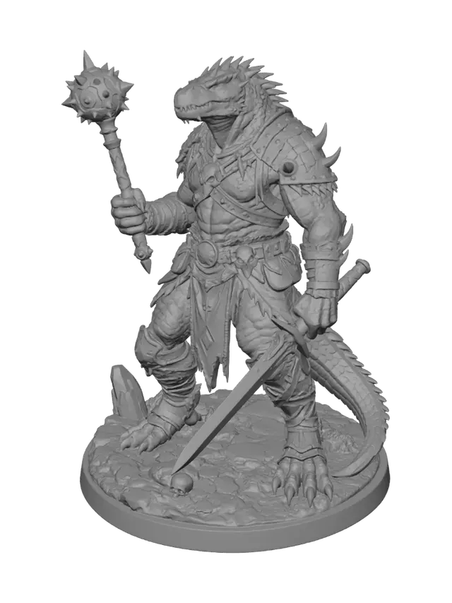 3D model for Ironclad Dragon Warlord