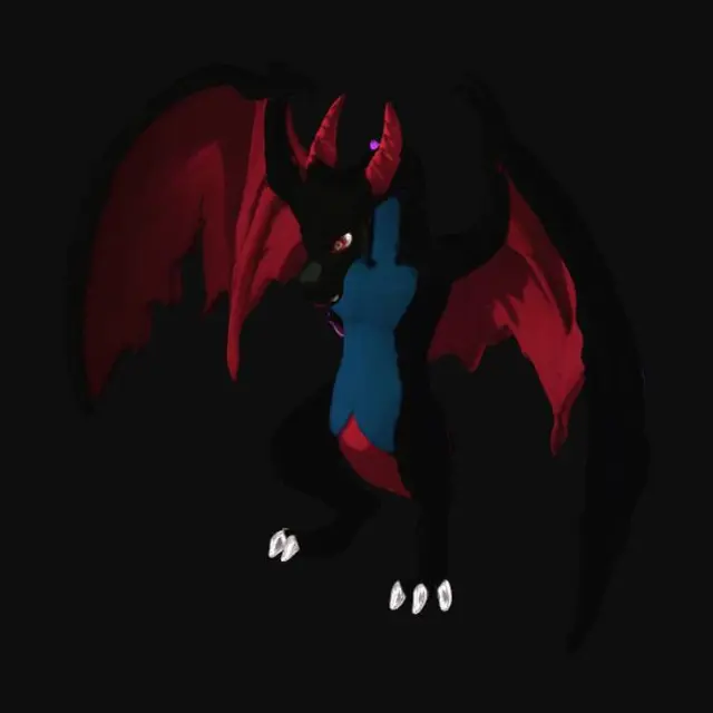3D model for Crimson Wing Dragon