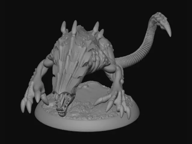 3D model for Ironcarapace Wyrm
