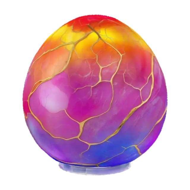 [Russia] A Fabergé egg reborn as a massive crystal artifact, shimmering with… - Faberge 3D model, vytvořený pomocí AI