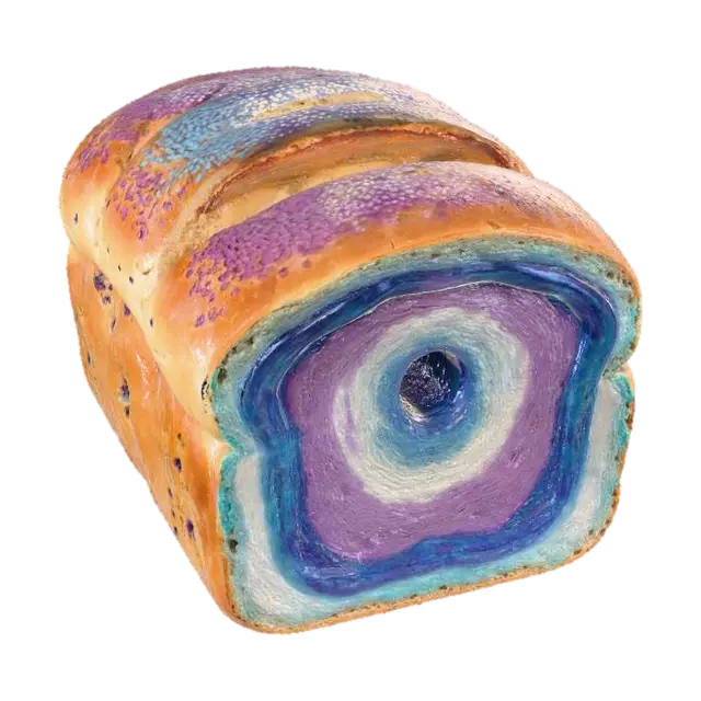 #food# Stardust bread, sprinkled with sparkling dust that feels like biting into… 3D model, vytvořený pomocí AI