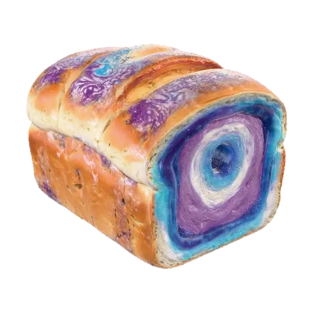 #food# Stardust bread, sprinkled with sparkling dust that feels like biting into… 3D model, vytvořený pomocí AI