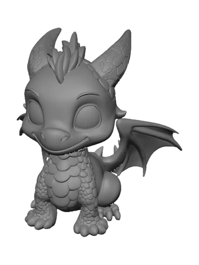 3D model for Crimson Emberdrake