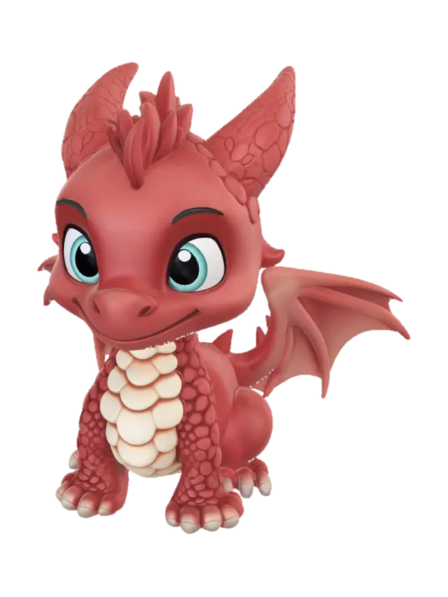 3D model for Crimson Emberdrake