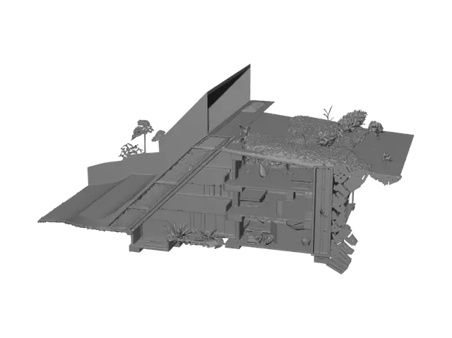 3D model for Mountain House Cross-Section