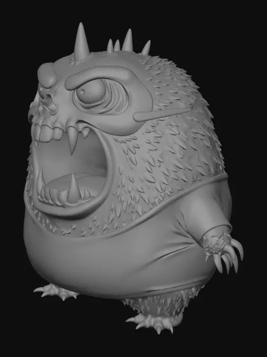 3D model for Spiked Skull Brute