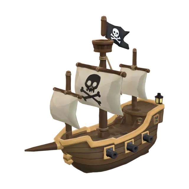 3D model for Skullflag Galleon