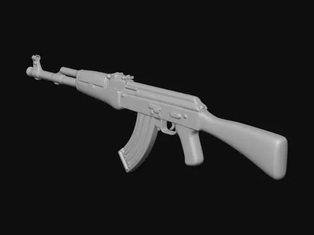 3D model for Azure Alley AK-47
