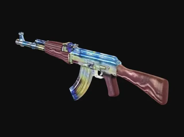 3D model for Azure Alley AK-47