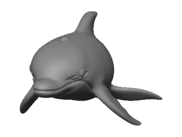 3D model for Crea un delfin galáctico