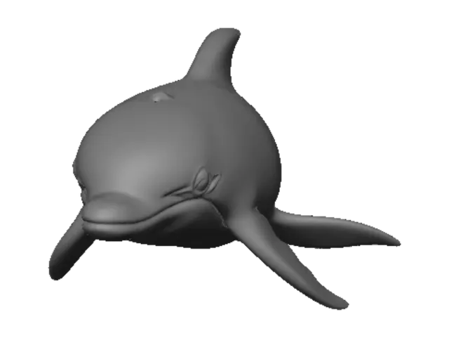 3D model for Crea un delfin galáctico