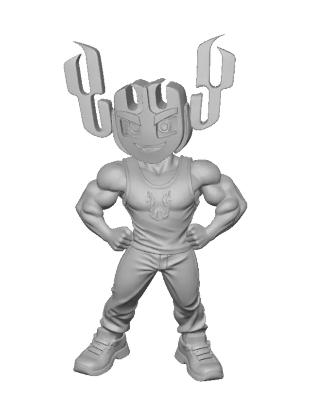 3D model for Golden Gladiator