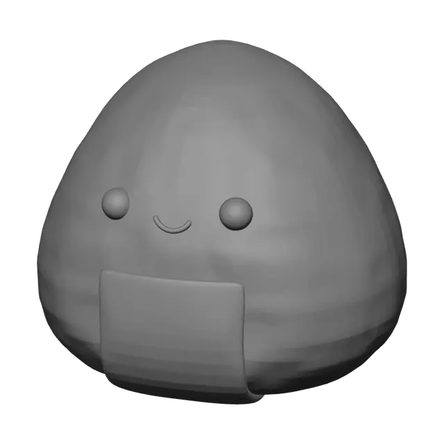 3D model for Stylized Onigiri