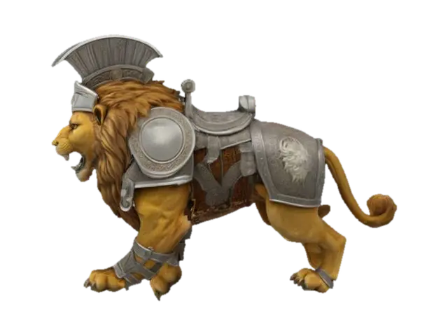 3D model for Roman Lion Mount