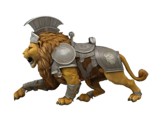 3D model for Roman Lion Mount