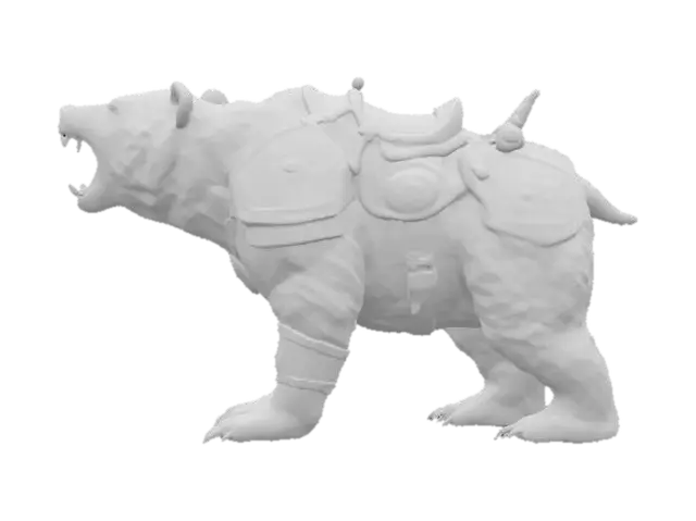 3D model for Armored War Bear