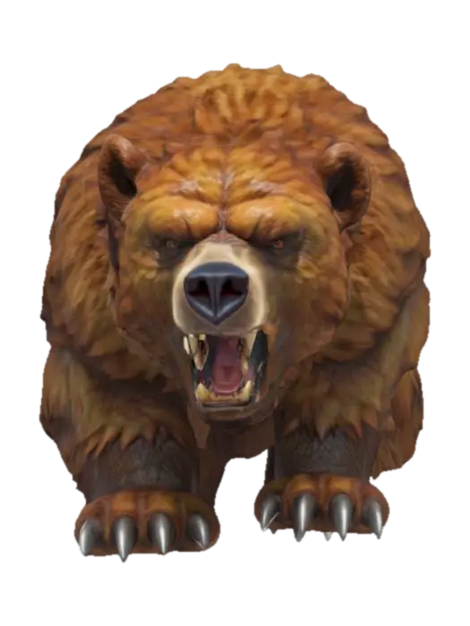 Roaring Strength - Masculine 3D model, vytvořený pomocí AI
